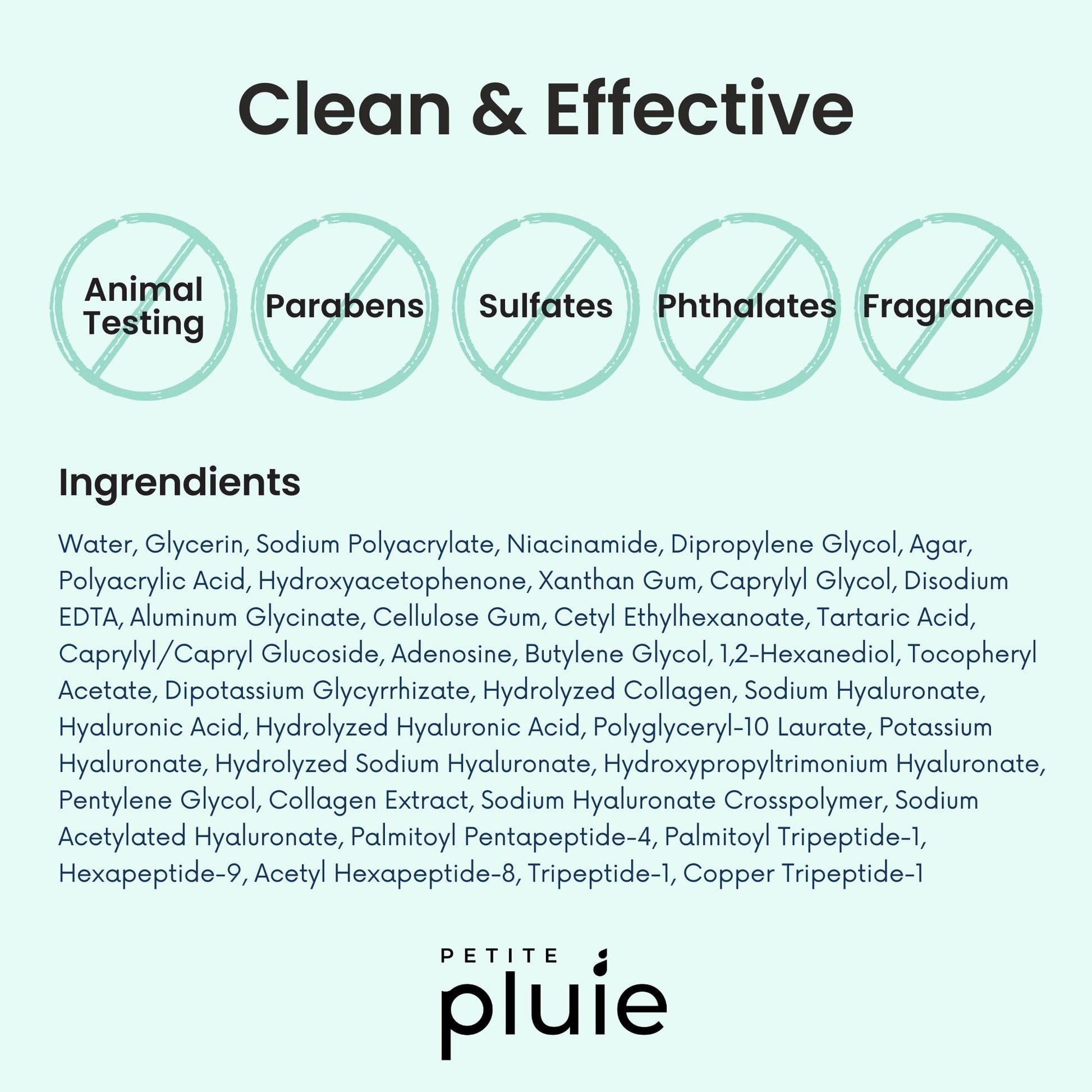 Petite Pluie Overnight Use Advanced Canadian Forehead Smoothing Patches - Premium Hydrogel Non-Sticky Hydration Collagen Face Mask - Superior Adhesion with Extra Large Size for Necklines & Frown Lines Treatment, Made in Korea, 10 Count - Available at All In One Marketplace Canada