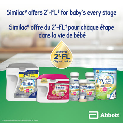 Similac Go & Grow Step 3 Toddler Nutrition Powder with 2'-FL – Ages 12-36 Months, 850g
