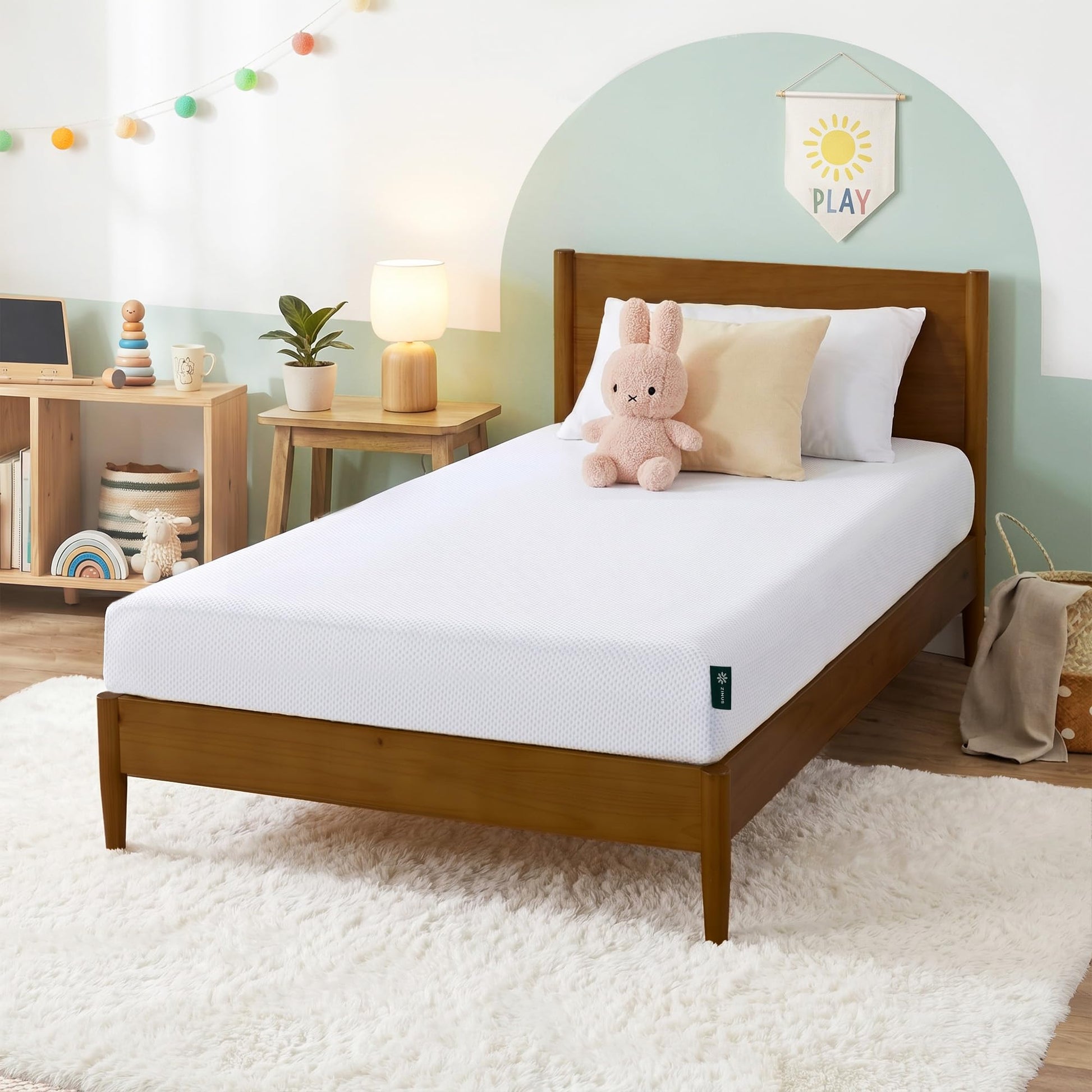 Zinus Twin Mattress - 6 Inch Green Tea Cooling Gel Memory Foam Mattress, Pressure Relief, for Cool Sleep, CertiPUR-US Certified Foam, Mattress in a Box, 10-Year Warranty, Twin Size