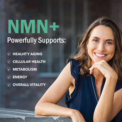 NMN Supplement 1200mg | Extra Strength | NAD+ Precursor for Healthy Aging, Cellular Energy & Longevity Support | 99% Purity | NMN Supplement Canada Made, Third-Party Tested & Vegan | 60 Capsules - Available at All In One Marketplace Canada