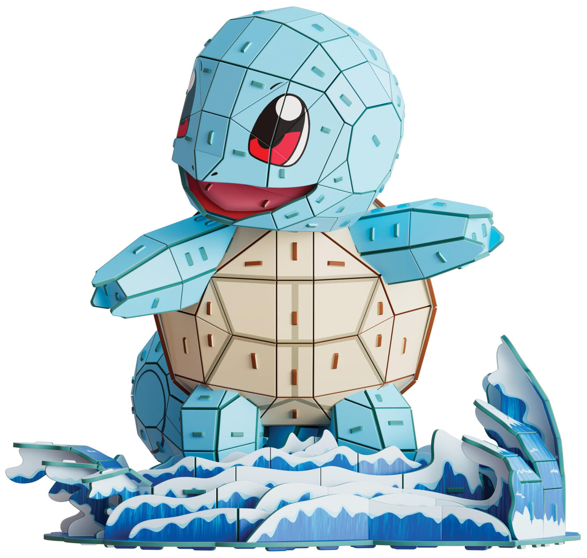 4D Build Pokémon Squirtle 3D Puzzle Model Kit, Desk Décor, Shelf Display