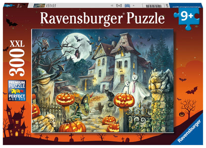 Ravensburger Halloween House 300 Piece XXL Jigsaw Puzzle for Kids - Every Piece is Unique, Pieces Fit Together Perfectly