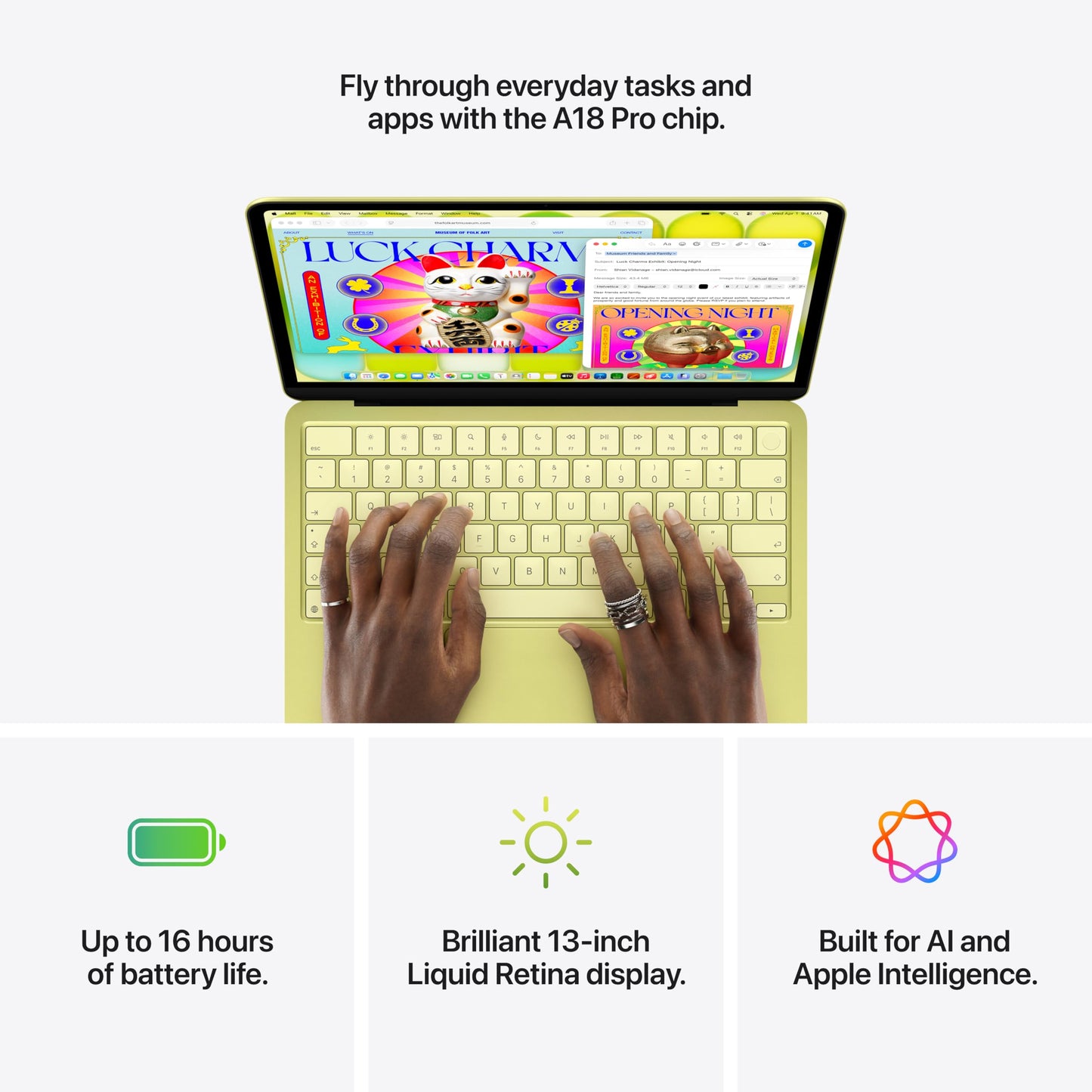 Apple 2026 MacBook Neo 13-inch Laptop with Apple A18 Pro chip (6‑core CPU and 5‑core GPU, 8GB Unified Memory, 512GB) - Indigo - English Keyboard 🍁 All In One Marketplace Canada