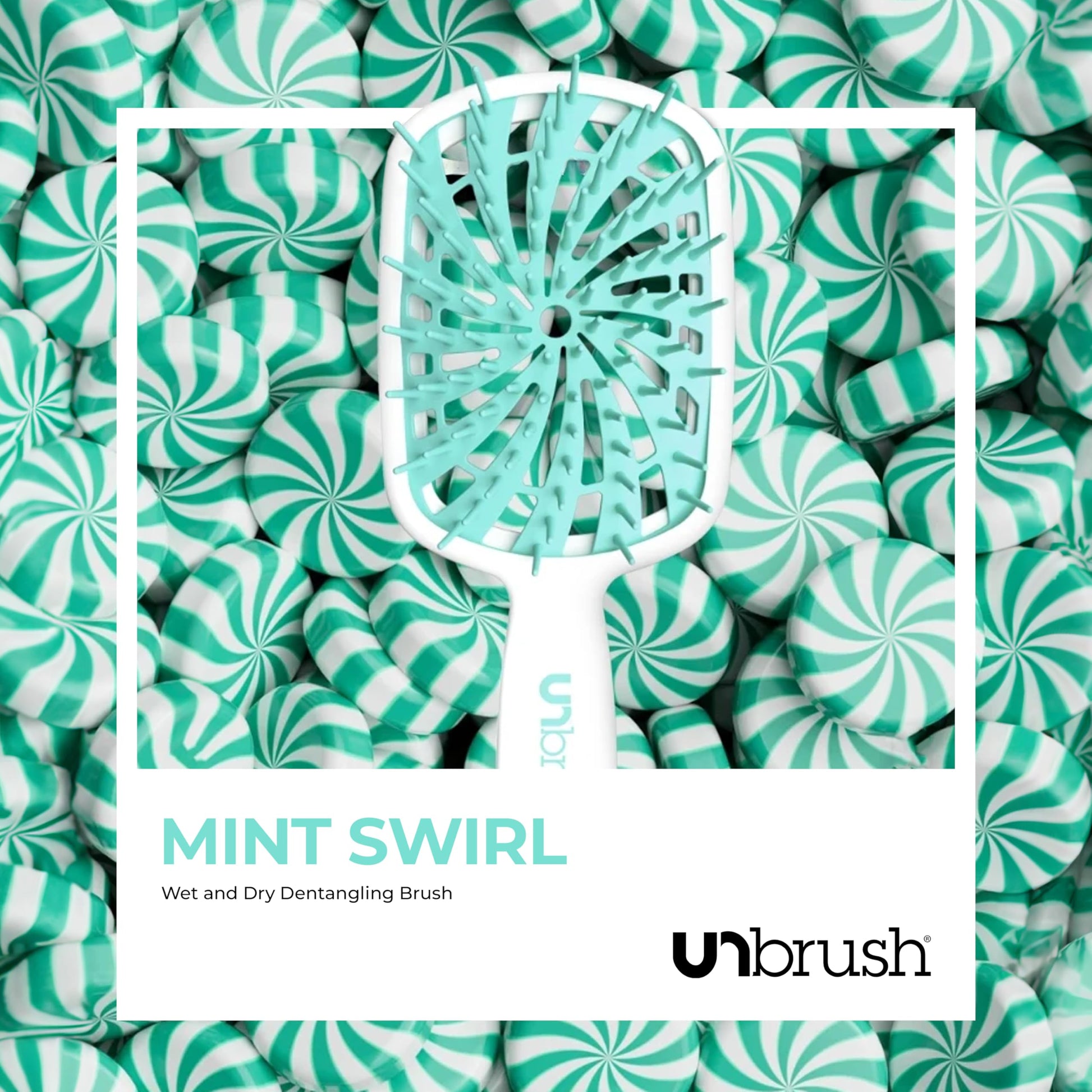 FHI Heat UNbrush Plus — Curly Hair Brush for Gentle & Effective Detangling on Wet or Dry Fragile Hair Types — Detangler Brush w/ 84 UltraFlex Bristles, Ultra-light, Vented, Anti Static Hairbrush FHI Heat
