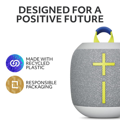 Ultimate Ears WONDERBOOM 4 Portable Waterproof Bluetooth Speaker with Big Bass and 360-Degree Sound, Dustproof Floating Speaker with 131ft (40m) Range - Gray 🍁 All In One Marketplace Canada