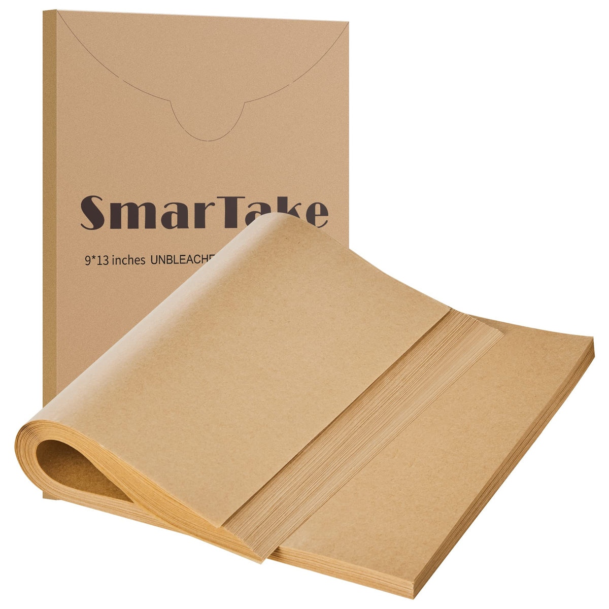 SMARTAKE 200 Pcs Parchment Paper Baking Sheets, 9x13 Inches, Non-Stick 🍁 All In One Marketplace Canada