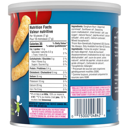 GERBER Zesty Tomato, Toddler Snacks, Case of 6, 252 g Gerber