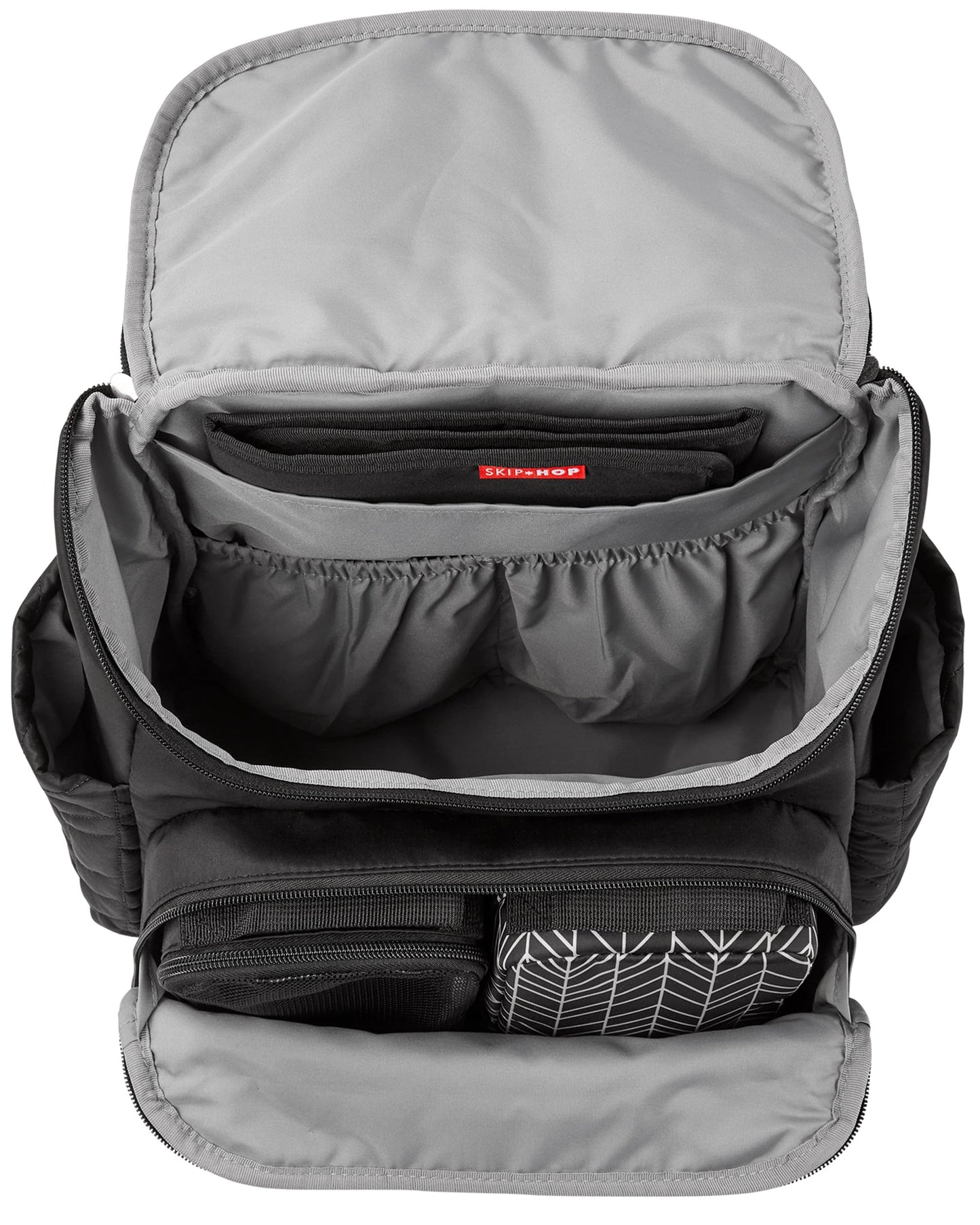 Skip Hop Diaper Bag Backpack: Forma, Multi-Function Baby Travel Bag with Changing Pad & Stroller Attachment, Black 🍁 All In One Marketplace Canada
