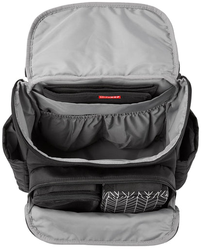 Skip Hop Diaper Bag Backpack: Forma, Multi-Function Baby Travel Bag with Changing Pad & Stroller Attachment, Black 🍁 All In One Marketplace Canada