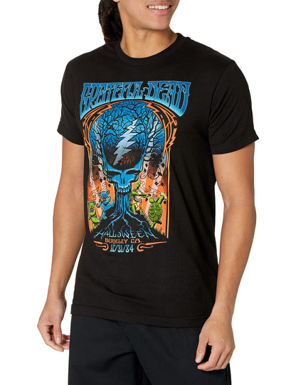 Liquid Blue Grateful Halloween Dead Berkeley'84 SS Tee, Black, Medium