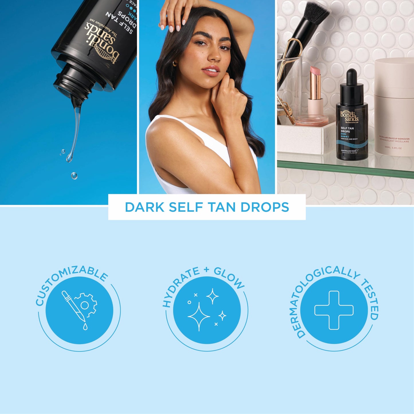 Bondi Sands Self Tan Drops - Dark 30ml (30mL) Bondi Sands