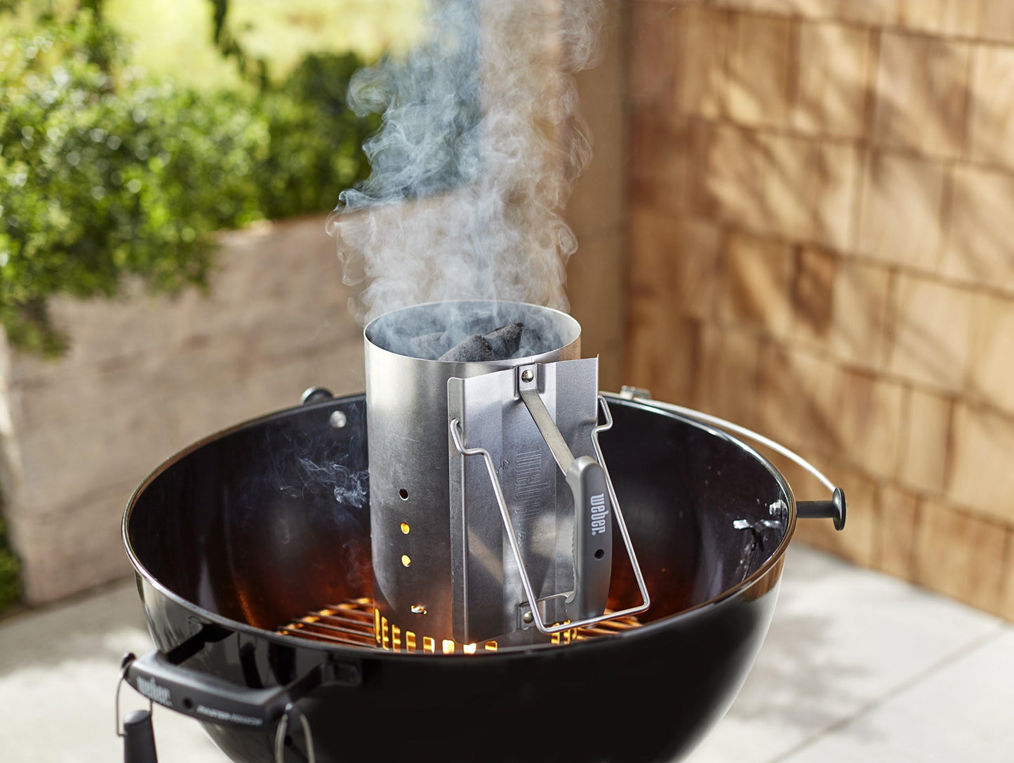Weber Rapidfire Chimney Starter for Charcoal briquettes (7416) - Available at All In One Marketplace Canada