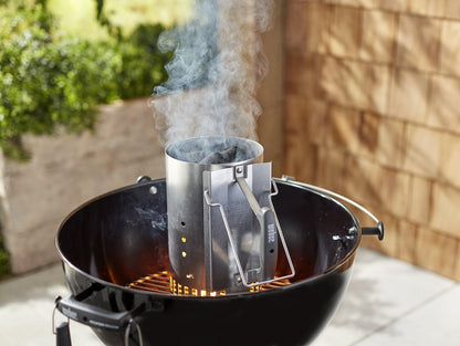 Weber Rapidfire Chimney Starter for Charcoal briquettes (7416) - Available at All In One Marketplace Canada