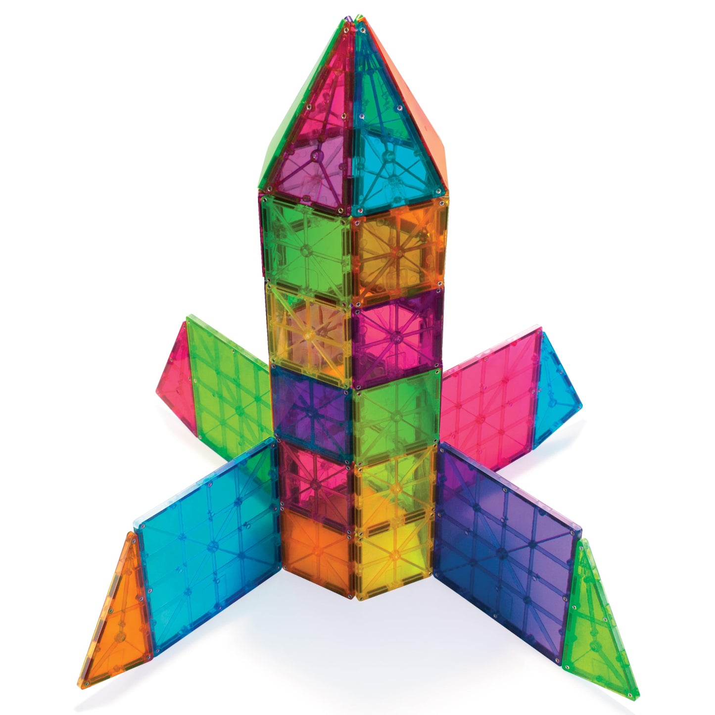 Magna-Tiles 04300 Clear Colors 100 Piece Set by Valtech since 1997 Magna Tiles