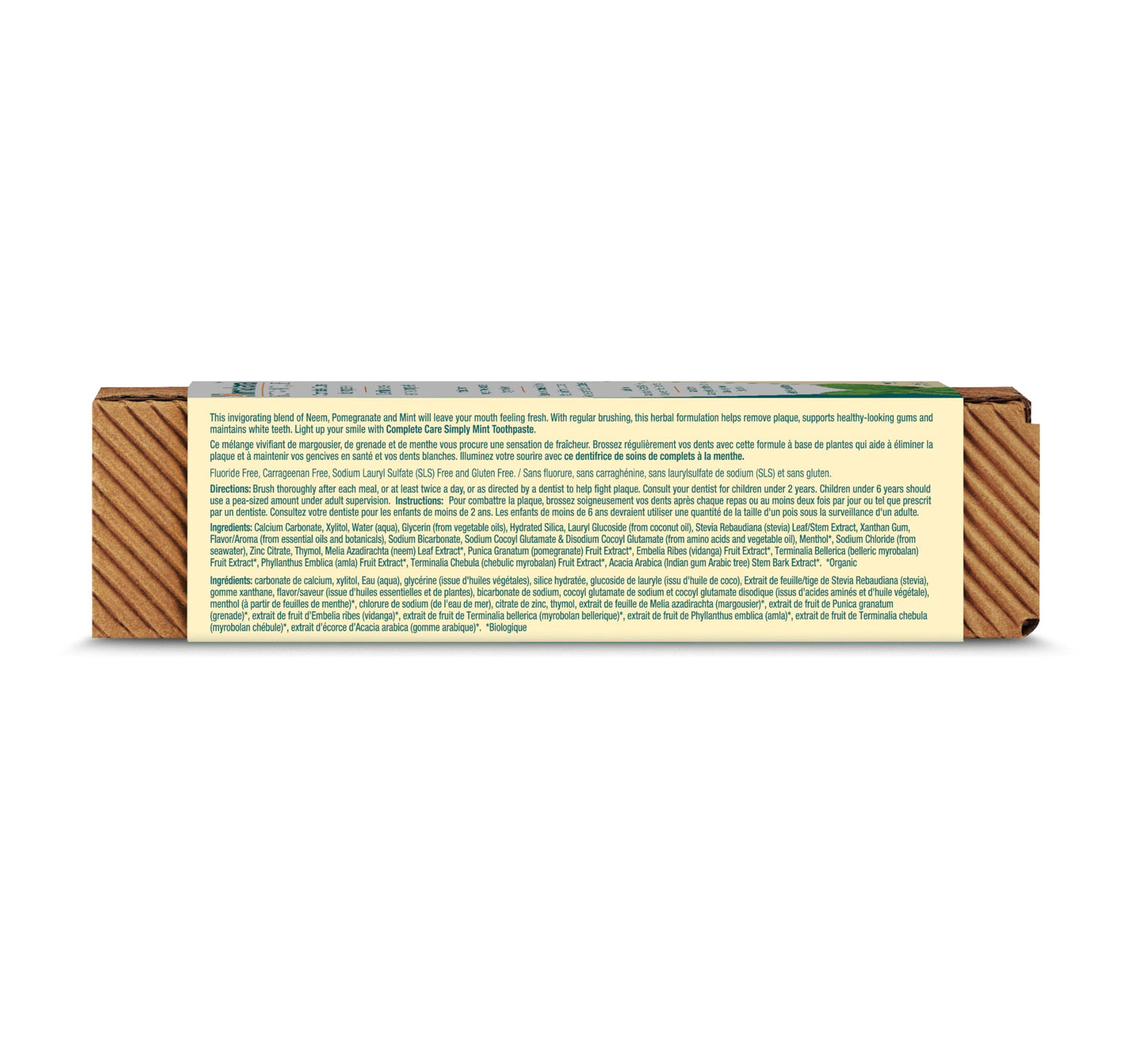 Himalaya Botanique Complete Care Toothpaste, for Brighter Teeth and Fresh Breath, Natural, Fluoride-Free, SLS-Free, Carrageenan-Free & Gluten-Free, Vegan, 150 g (5.29 oz), Variety 4 Pack - Available at All In One Marketplace Canada