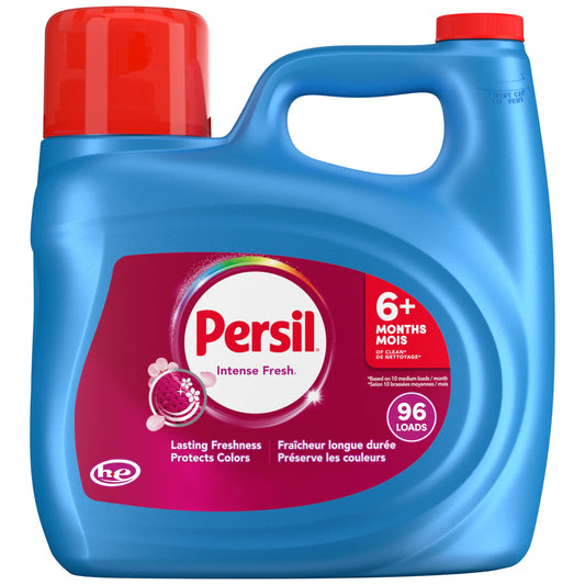 Persil Intense Fresh Liquid Laundry Detergent Everyday Clean 3.72L/96 Loads - Available at All In One Marketplace Canada