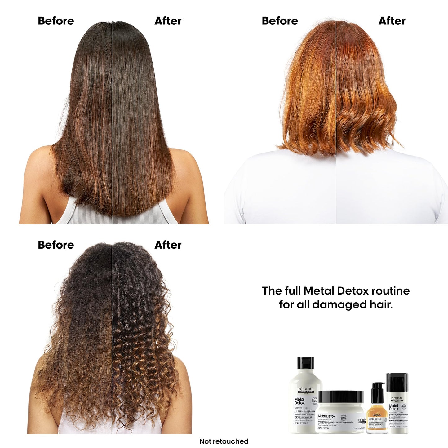 L'Oréal Professionnel Metal Detox Shampoo, Sulfate-Free Anti-Metal Cleanser for Color Treated & Damaged Hair, Reduces Breakage - Available at All In One Marketplace Canada