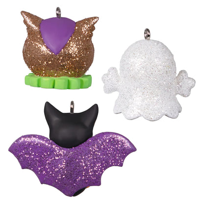 Ornement de Noël miniature Hallmark Keepsake 2022, Vintage Halloween Cuties, mini ensemble de 3