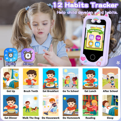 Kids Smart Phone for Girls, Christmas Birthday Gifts for Girls Age 3-10 🍁 All In One Marketplace Canada