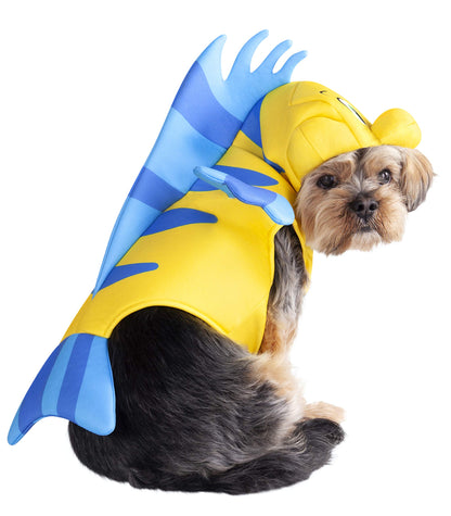 Rubies Disney Little Mermaid Flounder Pet Costume for Themed Parties and Halloween, As Shown, Small