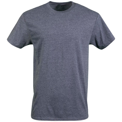 T-shirts à col rond Gildan pour homme, lot de 5, style G1100, bleu marine/bleu marine chiné/bleu indigo, XX-Large