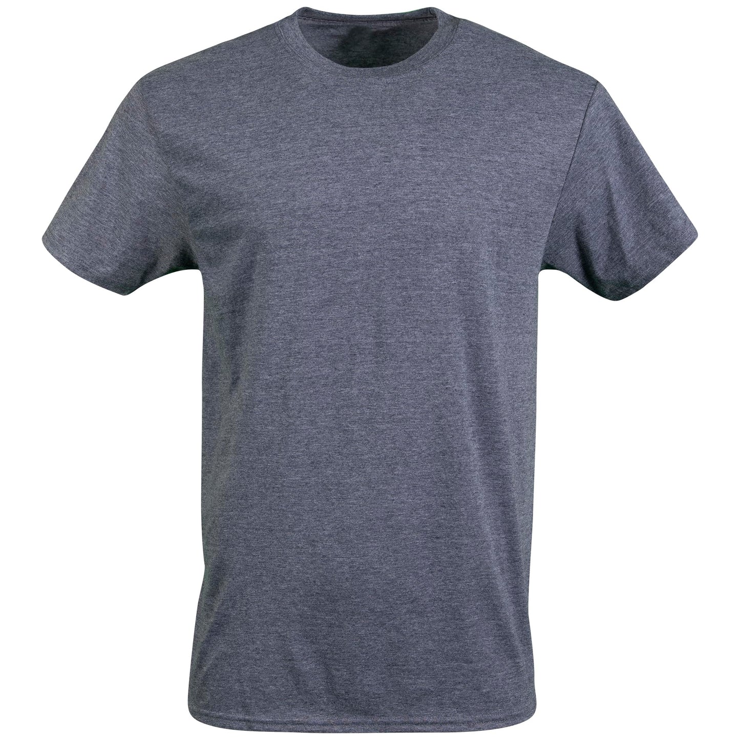 Gildan Men's Crew T-Shirts, Multipack, Style G1100, Navy/Heather Navy/Indigo Blue (5-Pack), Medium