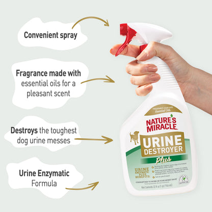 Nature’s Miracle Urine Destroyer Plus Dog, 32 Ounces, Enzymatic Formula, Ready-to-Use 🍁 All In One Marketplace Canada