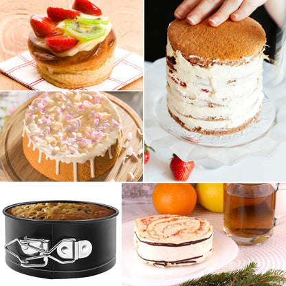 MASSUGAR 4 Inch Springform Pan 4 Pack Mini Cake Pan Cheesecake Pan 🍁 All In One Marketplace Canada