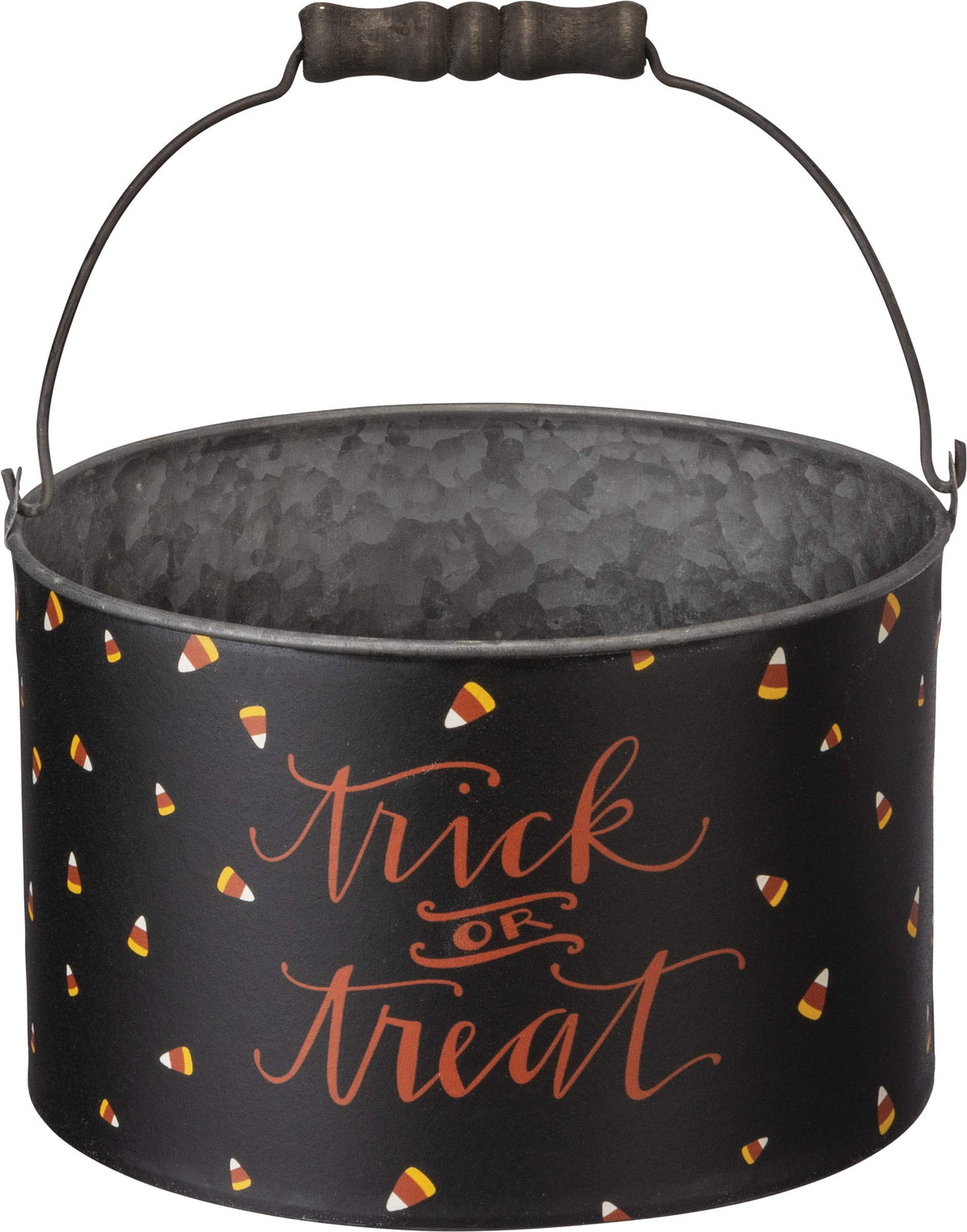 Seaux en métal Halloween Primitives by Kathy, lot de 2, Trick or Treat, Happy Halloween