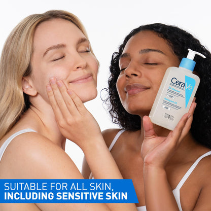 CeraVe Salicylic Acid Face Wash, Exfoliating Face & Body Gel Cleanser, Smooths Rough & Bumpy Skin, with Hyaluronic Acid, Niacinamide & Vitamin D, Fragrance-Free, Recommended by Dermatologists, 237mL