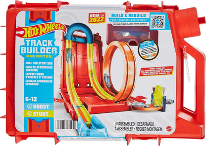 Hot Wheels Track Builder Unlimited Fuel Can Stunt Box Playset & Car Hot Wheels