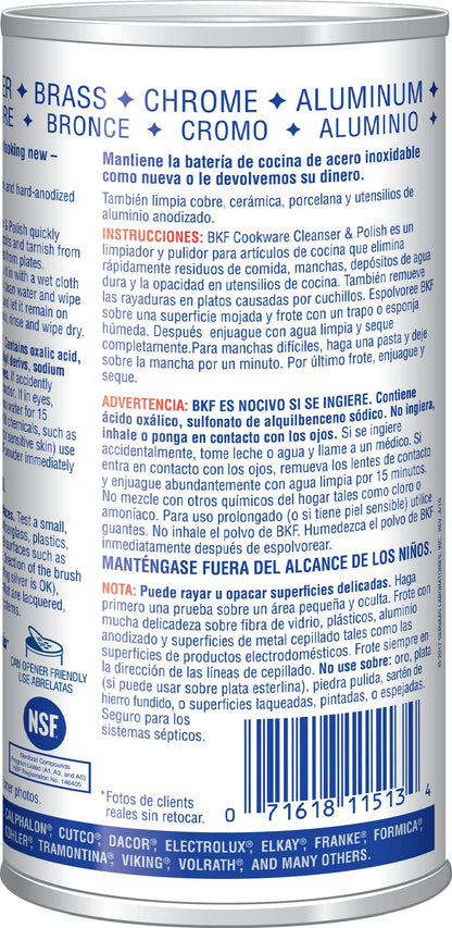 Bar Keepers Friend Superior Cookware Cleanser & Polish | 12-Ounces | 1-Unit - Available at All In One Marketplace Canada