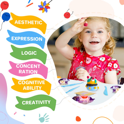 Aestd-ST Air Dry Clay 66 Colors, Modeling Clay for Kids, DIY Magic Clay, Molding Clay Kit with Sculpting Tools, Non-Sticky Soft and Super Light, Arts and Crafts Gift for Boys Girls Kids