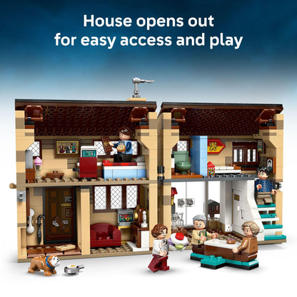 LEGO Harry Potter Privet Drive: Aunt Marge’s Visit Kids Toy - Buildable Book Nook and Room Decor for Boys and Girls, Ages 8+ - Collectible Harry Potter Minifigure - Birthday Gift Idea -76451 LEGO