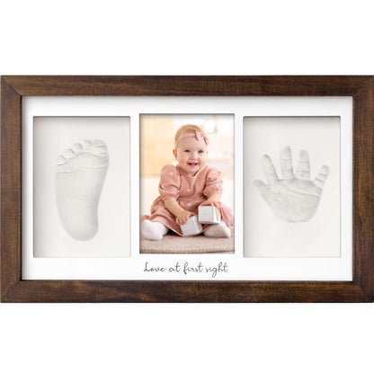 KeaBabies Baby Hand and Footprint Kit, Clay Keepsake Frame (Dark Walnut) 🍁 All In One Marketplace Canada