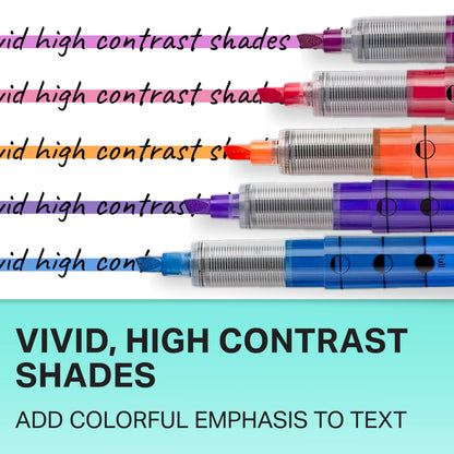 Sharpie Liquid Highlighters, Chisel Tip, Assorted Colours, 10 Count - Available at All In One Marketplace Canada