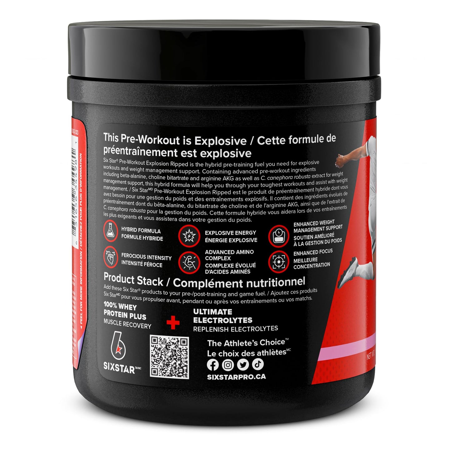 Six Star Pre-Workout Explosion for Men & Women, Pink Lemonade (30 Servings) Six Star