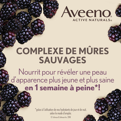 Aveeno Absolutely Ageless Daily Face Moisturizer with SPF 30 Sunscreen – Anti-Aging Wrinkle Cream with Blackberry Complex, Vitamins C & E – Hydrating Facial Moisturizer for Firmer Even Skin Tone 50 mL - Available at All In One Marketplace Canada