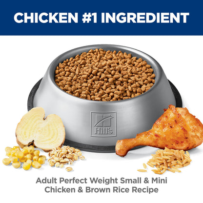 Hill's Science Diet Adult Perfect Weight Small & Mini Chicken Recipe Dry Dog Food 1.81 kg Bag Hill's Science Diet