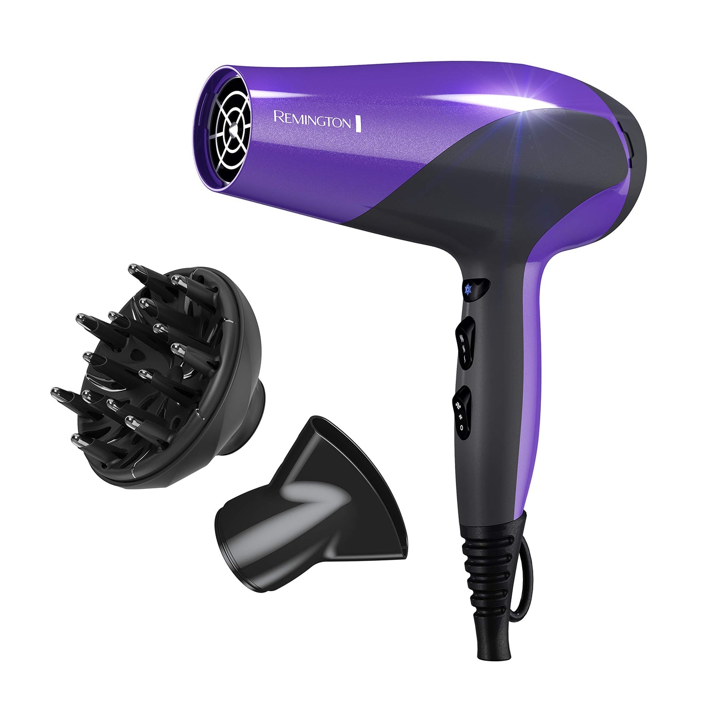 REMINGTON® Damage Protection Hair Dryer Purple Remington