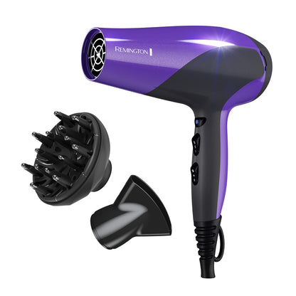 REMINGTON® Damage Protection Hair Dryer Purple Remington