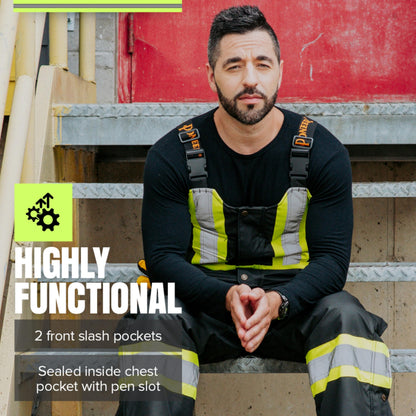Pioneer Hi Vis Winter Overalls for Men - For Construction 🍁 All In One Marketplace Canada