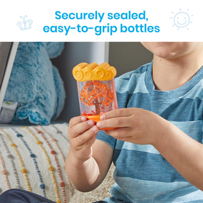 hand2mind Changing Seasons Sensory Tubes, Quiet Fidget Toys for Kids 3-5, Toddler Science Toys, Weather Toys, Calming Toys for Kids, Calm Down Corner Supplies, Preschool Classroom Must Haves hand2mind