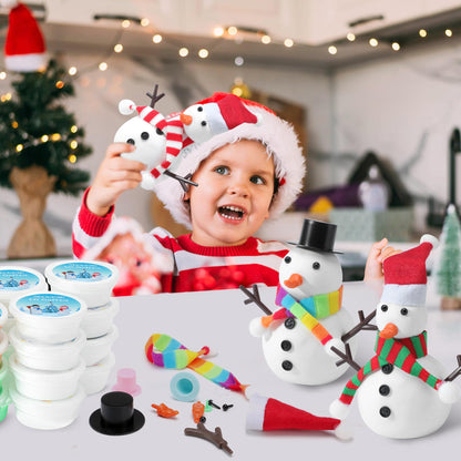 ARTPAR 20 Pk Clay Snowman Kit,Christmas Stocking Stuffers Craft for Kids 🍁 All In One Marketplace Canada