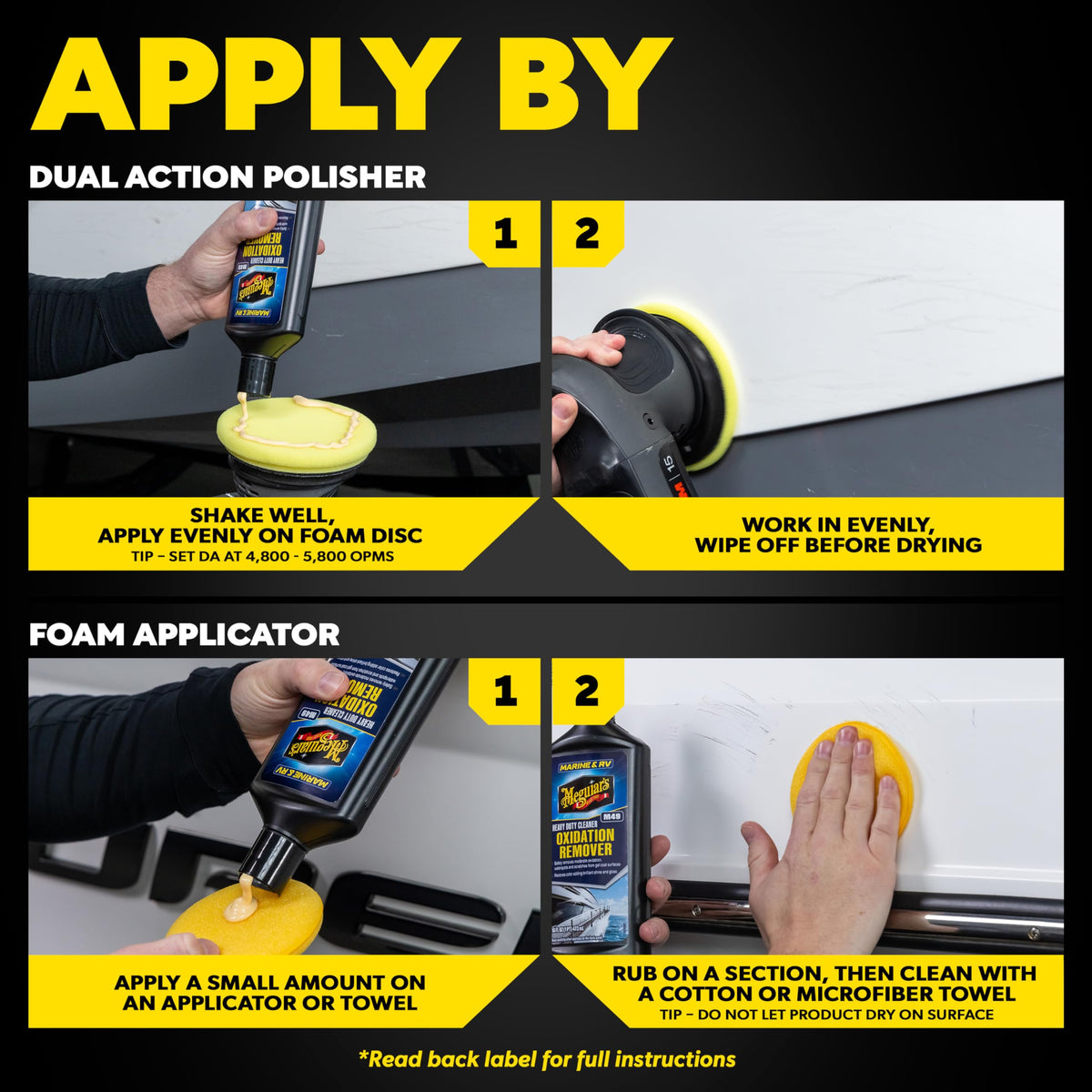 Meguiar's M49 Heavy Duty Oxidation Remover, 16oz