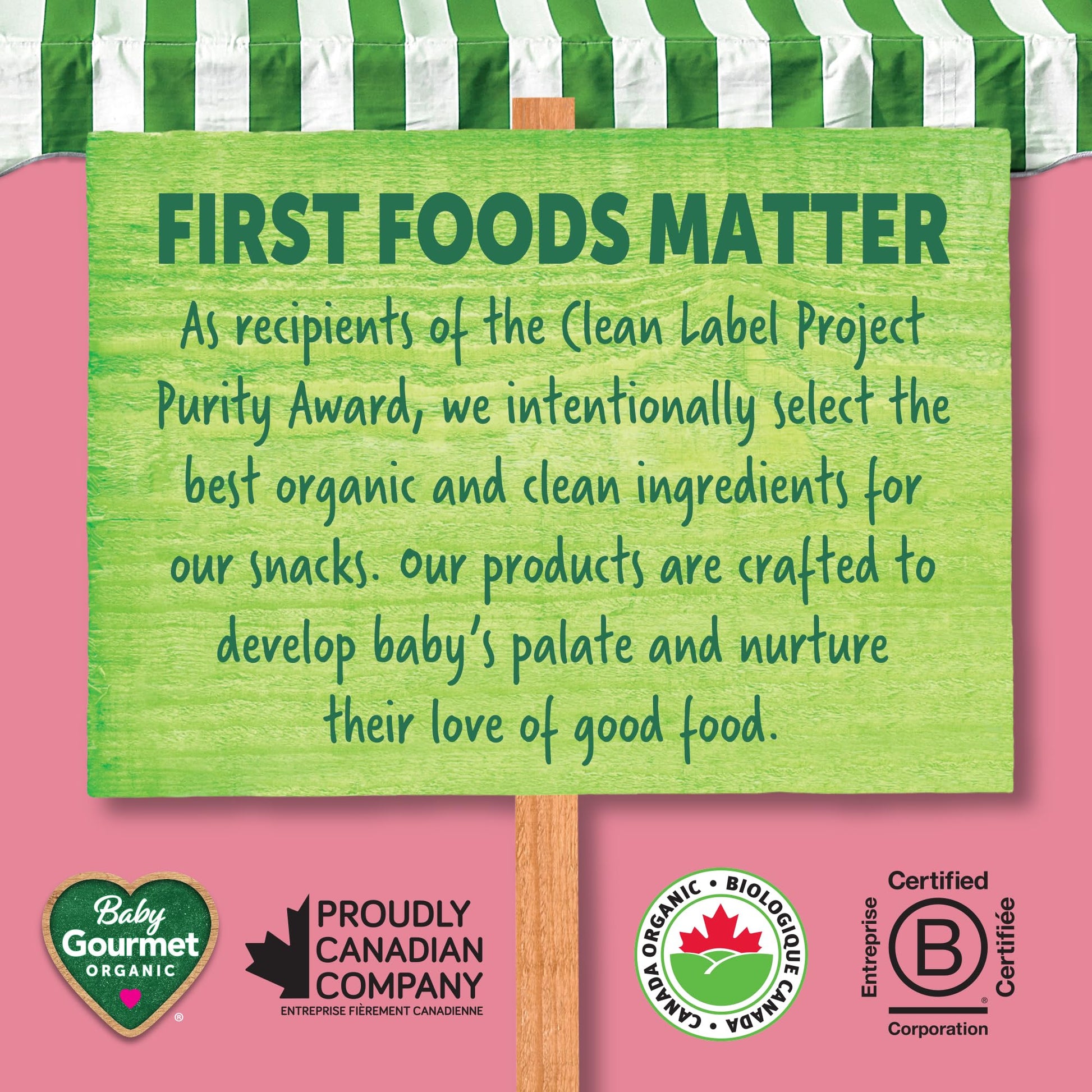Baby Gourmet Organic Meltable Mushies Banana Berry with Greek Yogurt, 23g (Pack of 8) Baby Gourmet