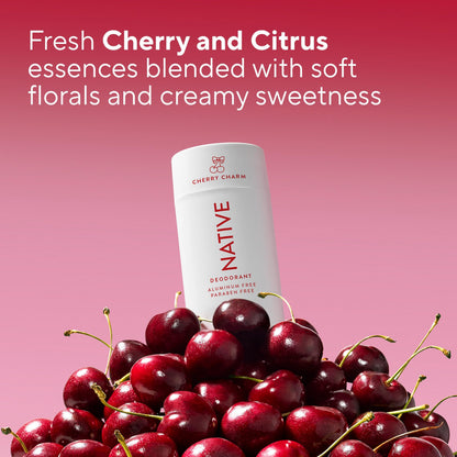 Native Aluminum-Free Deodorant, 72-Hour Protection, Cherry Charm, 75 g