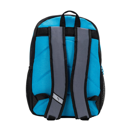 PUMA KIDS' LOGO BACKPACK, Black/Blue, Youth Size PUMA