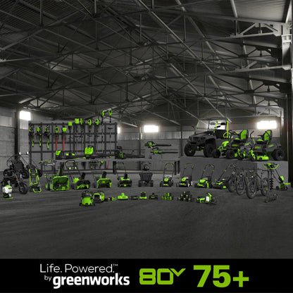 Greenworks PRO 80V 16-Inch Brushless Cordless Chainsaw | Battery Powered Electric Handheld Chainsaw | Auto Oiler Portable for Garden Yard Tree Felling, Firewood Cutting Logging Pruning, Tool Only