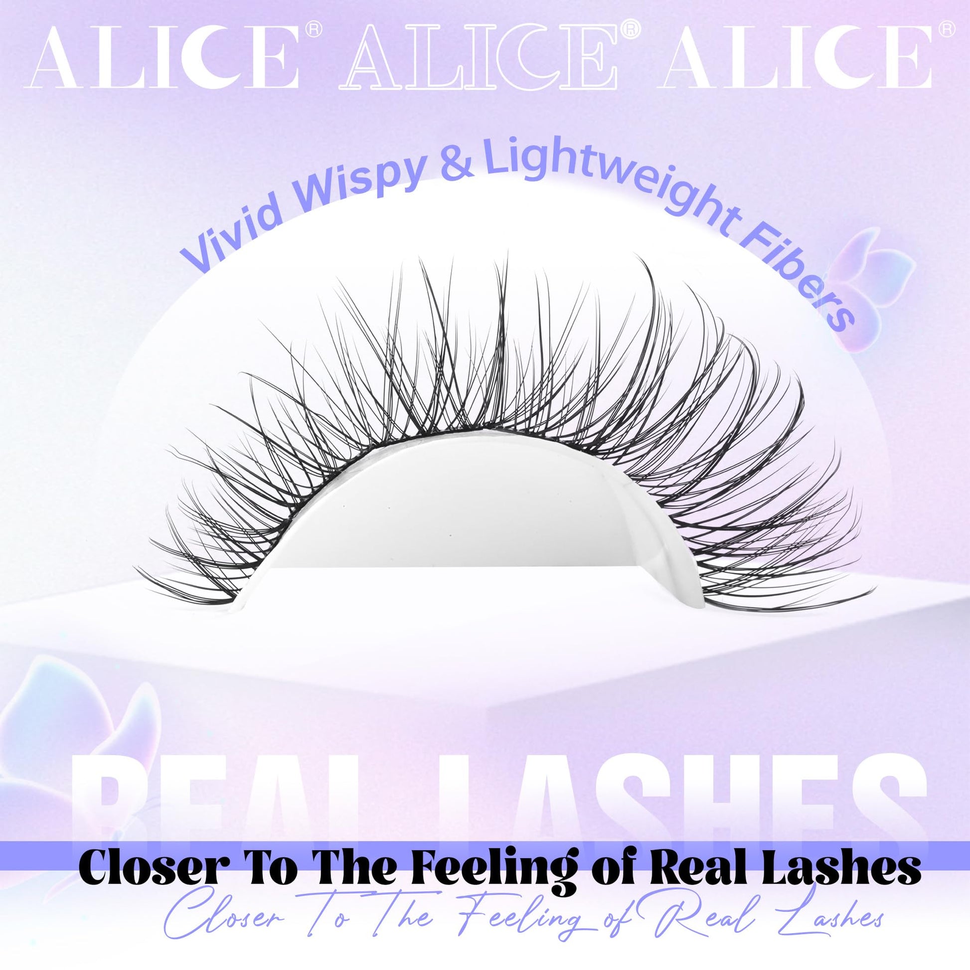Natural Lash Clusters Wispy Cluster Eyelash Extensions 168pcs Individual Lashes 8-16mm C Curl DIY Lash Extension Natural Look Soft Thin Band Cluster Lashes by ALICE